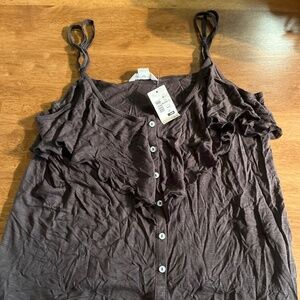 Aeropostale button down tanktop